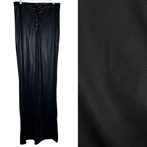 Bisou Bisou Michelle Bohbot Black Flare Leg Pants XS - Picture 1 of 11